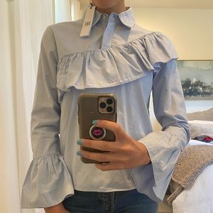 Nordstrom Ruffle Blouse